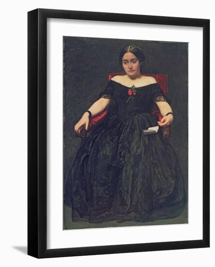 Wandering Thoughts, C.1855-John Everett Millais-Framed Giclee Print