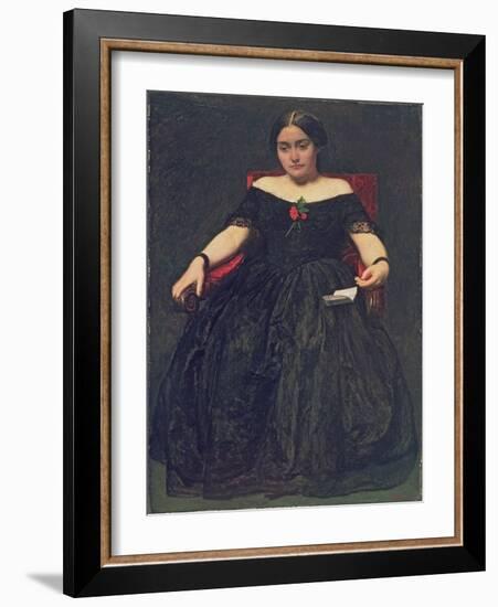 Wandering Thoughts, C.1855-John Everett Millais-Framed Giclee Print