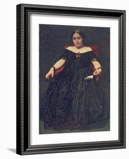 Wandering Thoughts, C.1855-John Everett Millais-Framed Giclee Print