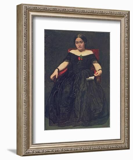 Wandering Thoughts, C.1855-John Everett Millais-Framed Giclee Print