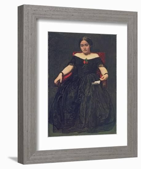 Wandering Thoughts, C.1855-John Everett Millais-Framed Giclee Print