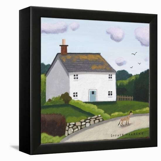 Wandering Whippet-Sophie Harding-Framed Premier Image Canvas