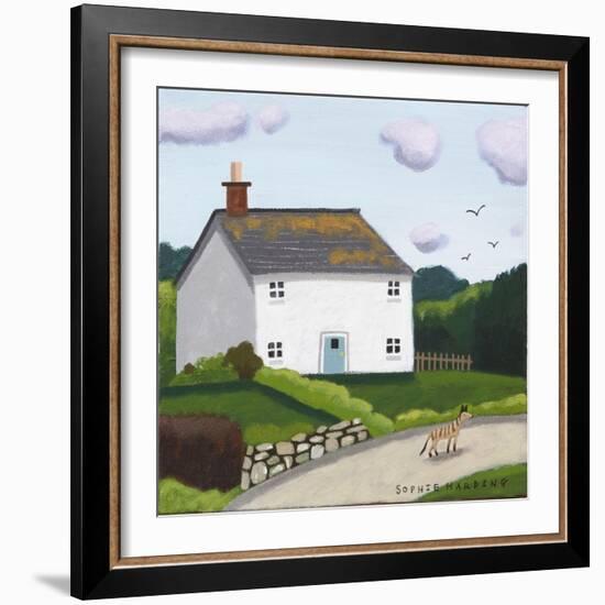 Wandering Whippet-Sophie Harding-Framed Giclee Print