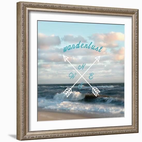 Wanderlust Beach-Marlana Semenza-Framed Art Print