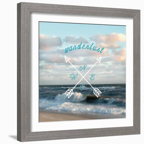 Wanderlust Beach-Marlana Semenza-Framed Art Print