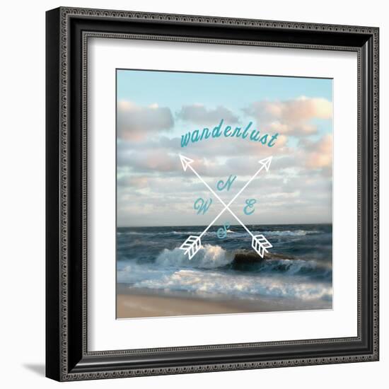 Wanderlust Beach-Marlana Semenza-Framed Art Print