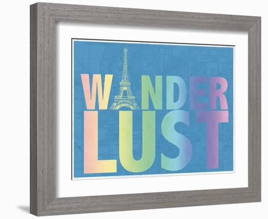 WanderLust Paris-Lauren Gibbons-Framed Art Print