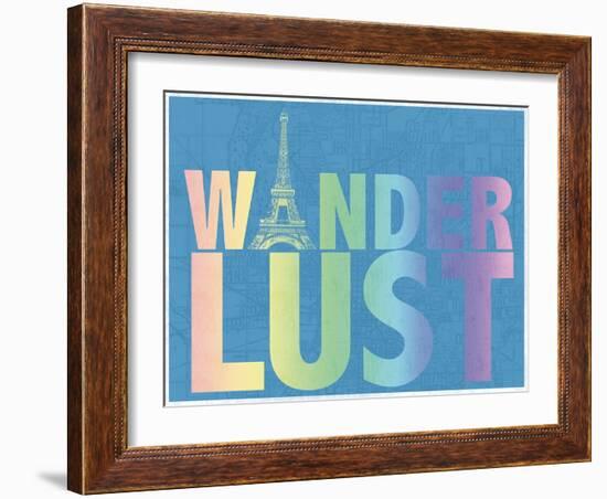 WanderLust Paris-Lauren Gibbons-Framed Art Print