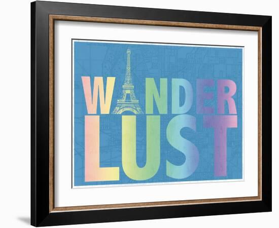 WanderLust Paris-Lauren Gibbons-Framed Art Print