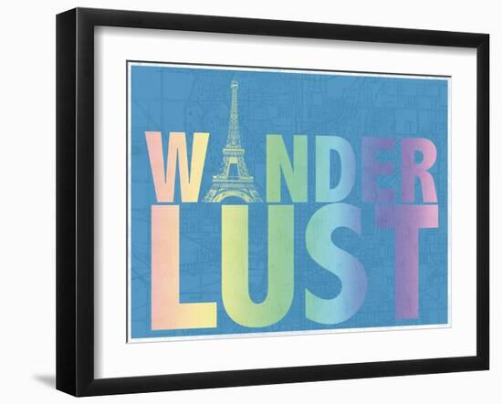 WanderLust Paris-Lauren Gibbons-Framed Art Print