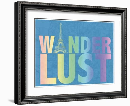 WanderLust Paris-Lauren Gibbons-Framed Art Print