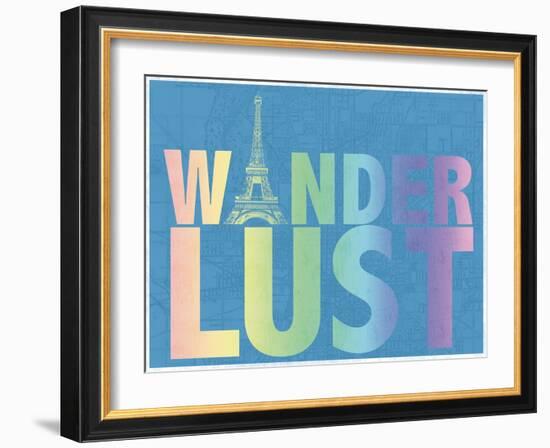 WanderLust Paris-Lauren Gibbons-Framed Art Print