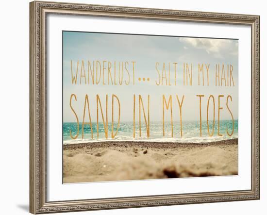 Wanderlust Salt-Sarah Gardner-Framed Photo