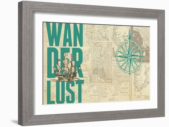 Wanderlust-The Saturday Evening Post-Framed Giclee Print