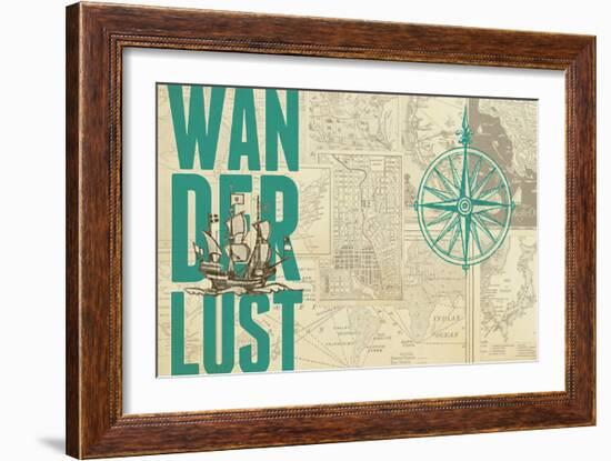 Wanderlust-The Saturday Evening Post-Framed Giclee Print