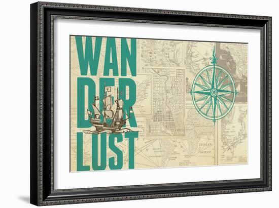 Wanderlust-The Saturday Evening Post-Framed Giclee Print