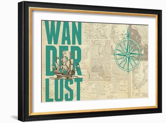 Wanderlust-The Saturday Evening Post-Framed Giclee Print