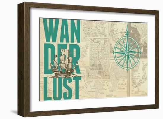 Wanderlust-The Saturday Evening Post-Framed Premium Giclee Print