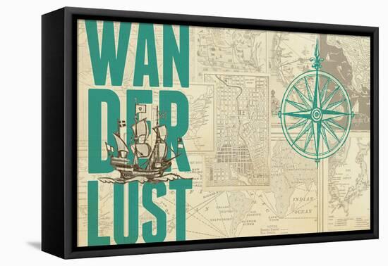 Wanderlust-The Saturday Evening Post-Framed Premier Image Canvas