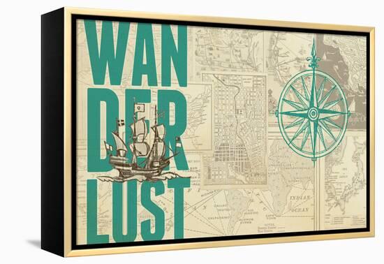 Wanderlust-The Saturday Evening Post-Framed Premier Image Canvas