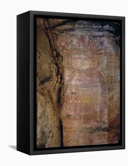 Wandjana Type Aboriginal Painting, Western Australia, Australia-Richard Ashworth-Framed Premier Image Canvas
