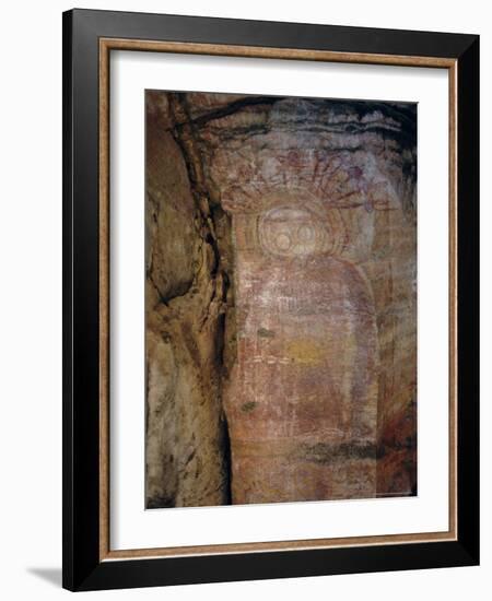 Wandjana Type Aboriginal Painting, Western Australia, Australia-Richard Ashworth-Framed Photographic Print