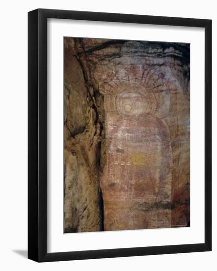 Wandjana Type Aboriginal Painting, Western Australia, Australia-Richard Ashworth-Framed Photographic Print