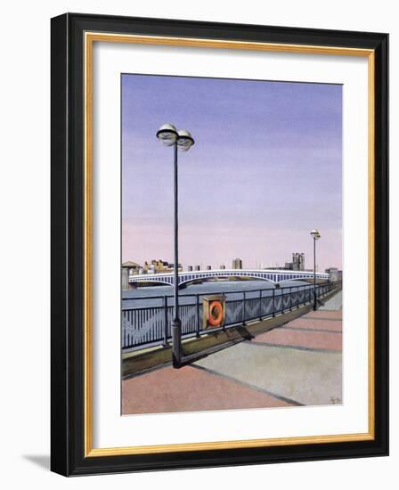 Wandsworth Bridge, 1994-Isabel Hutchison-Framed Giclee Print