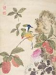 One of a Series of Paintings of Birds and Fruit, Late 19th Century-Wang Guochen-Premium Giclee Print