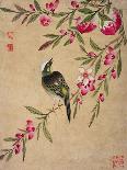 One of a Series of Paintings of Birds and Fruit, Late 19th Century-Wang Guochen-Framed Premier Image Canvas
