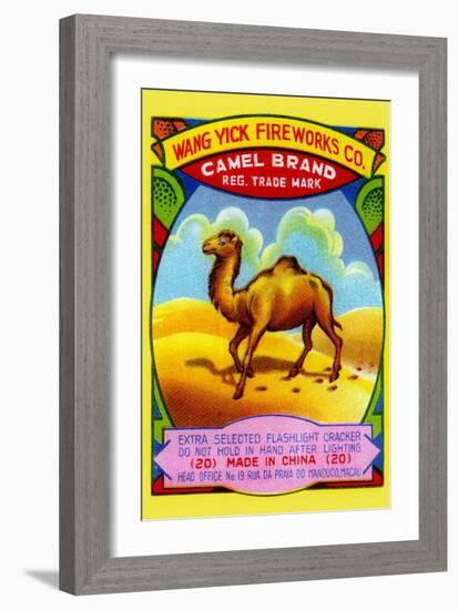 Wang Yick Fireworks Camel Brand-null-Framed Art Print