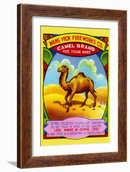 Wang Yick Fireworks Camel Brand-null-Framed Art Print