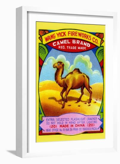 Wang Yick Fireworks Camel Brand-null-Framed Art Print