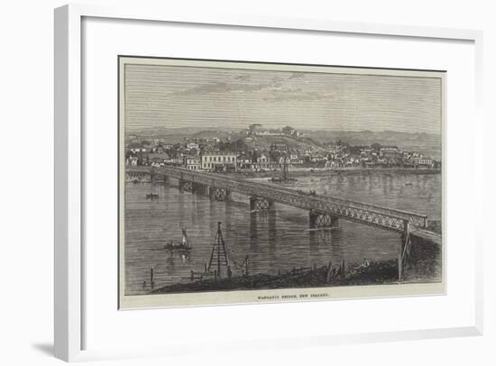 Wanganui Bridge, New Zealand-null-Framed Giclee Print