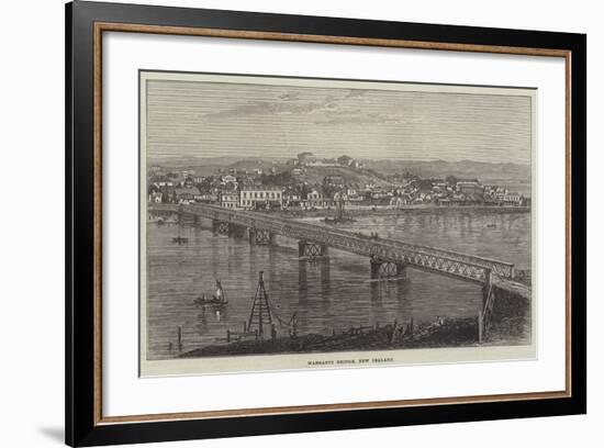 Wanganui Bridge, New Zealand-null-Framed Giclee Print