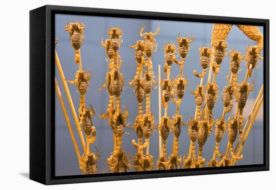 Wangfujing Snack Street.-Jon Hicks-Framed Premier Image Canvas