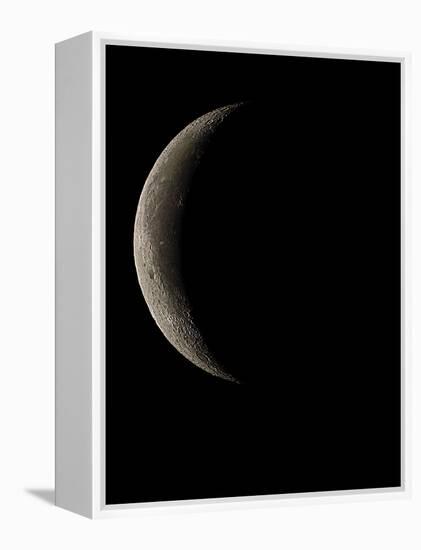 Waning Crescent Moon-Eckhard Slawik-Framed Premier Image Canvas