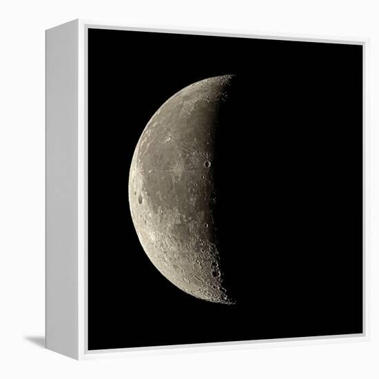 Waning Crescent Moon-Eckhard Slawik-Framed Premier Image Canvas