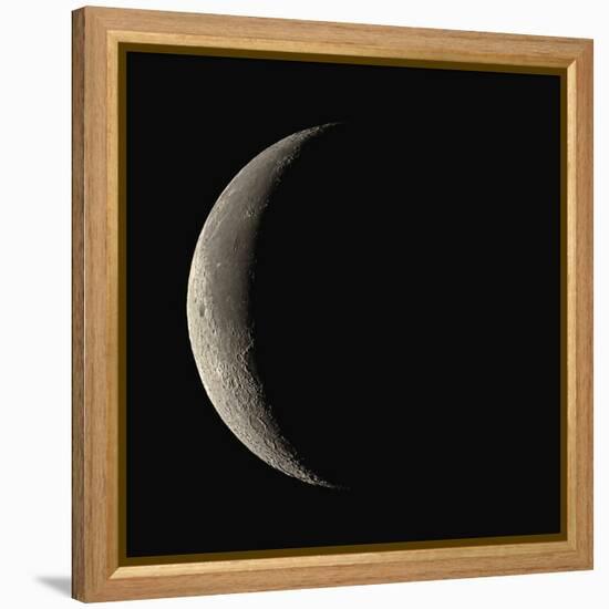 Waning Crescent Moon-Eckhard Slawik-Framed Premier Image Canvas