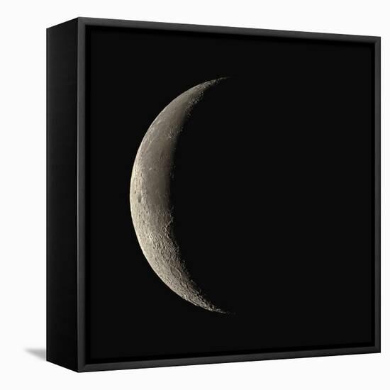 Waning Crescent Moon-Eckhard Slawik-Framed Premier Image Canvas