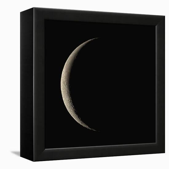 Waning Crescent Moon-Eckhard Slawik-Framed Premier Image Canvas