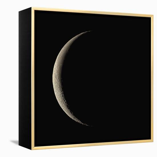 Waning Crescent Moon-Eckhard Slawik-Framed Premier Image Canvas