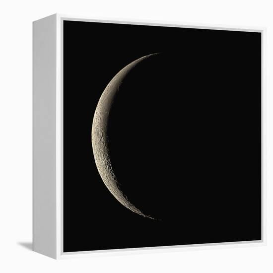 Waning Crescent Moon-Eckhard Slawik-Framed Premier Image Canvas