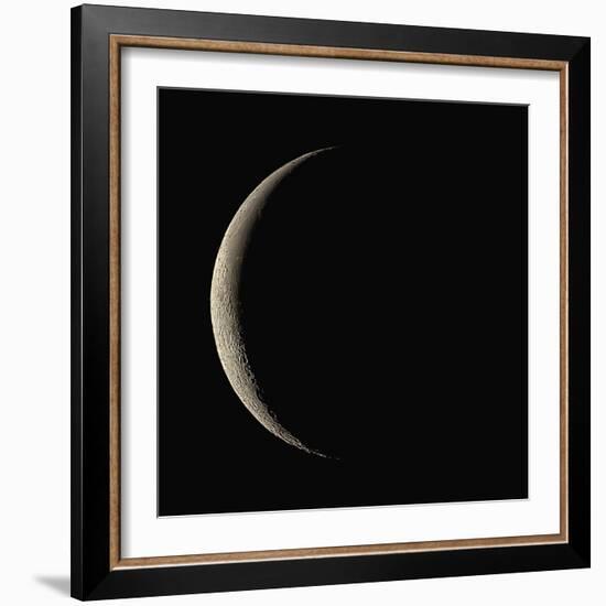 Waning Crescent Moon-Eckhard Slawik-Framed Premium Photographic Print