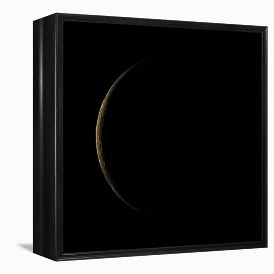 Waning Crescent Moon-Eckhard Slawik-Framed Premier Image Canvas