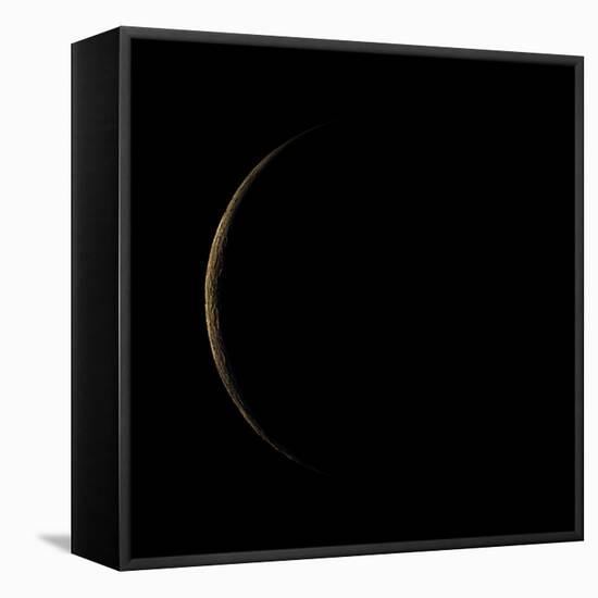 Waning Crescent Moon-Eckhard Slawik-Framed Premier Image Canvas