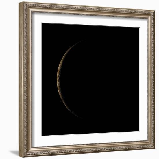 Waning Crescent Moon-Eckhard Slawik-Framed Premium Photographic Print