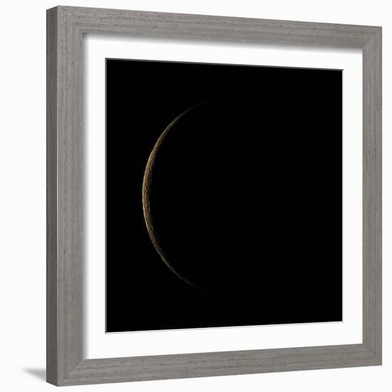 Waning Crescent Moon-Eckhard Slawik-Framed Premium Photographic Print