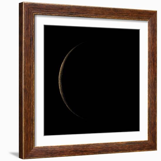 Waning Crescent Moon-Eckhard Slawik-Framed Premium Photographic Print