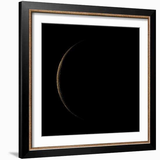 Waning Crescent Moon-Eckhard Slawik-Framed Premium Photographic Print